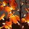 4ft. Pre-Lit Autumn Maple Artificial Fall Tree with Berries and 60 Warm White LED Lights